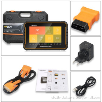Foxwell GT60 Android Tablet Full System Scanner Support 19+ Special Functions Oil/EPB/Reset/DPF/BMS/Injector/Coding Update Versi